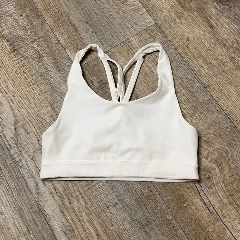 Compressed sports bra